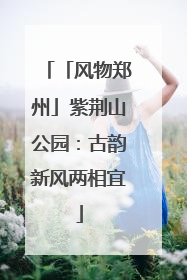 「风物郑州」紫荆山公园：古韵新风两相宜
