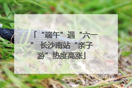 “端午”遇“六一” 长沙南站“亲子游”热度高涨