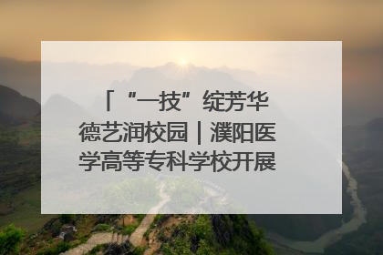 “一技”绽芳华 德艺润校园｜濮阳医学高等专科学校开展丰富多彩的职业教育活动周主题活动