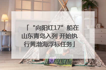 “向阳红17”船在山东青岛入列 开始执行黄渤海浮标任务