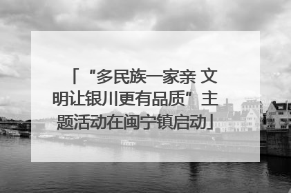 “多民族一家亲 文明让银川更有品质”主题活动在闽宁镇启动
