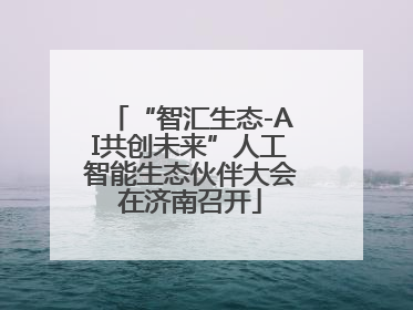 “智汇生态-AI共创未来”人工智能生态伙伴大会在济南召开