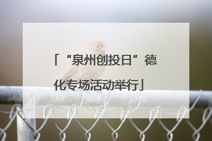 “泉州创投日”德化专场活动举行