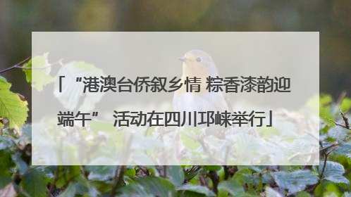 “港澳台侨叙乡情 粽香漆韵迎端午” 活动在四川邛崃举行