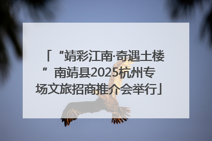 “靖彩江南·奇遇土楼”南靖县2025杭州专场文旅招商推介会举行