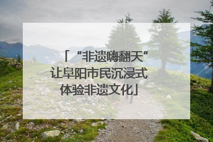 “非遗嗨翻天”让阜阳市民沉浸式体验非遗文化