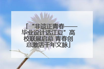 “非遗正青春——毕业设计话江夏”高校联展启幕 青春创意激活千年文脉
