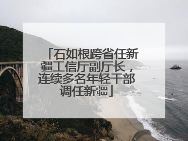 石如根跨省任新疆工信厅副厅长，连续多名年轻干部调任新疆