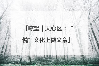 瞭望｜天心区：“悦”文化上做文章