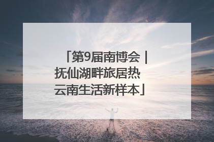 第9届南博会｜抚仙湖畔旅居热 云南生活新样本