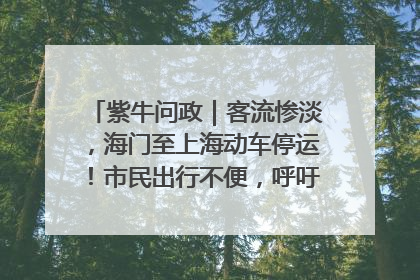 紫牛问政｜客流惨淡，海门至上海动车停运！市民出行不便，呼吁铁路部门恢复班次