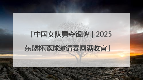 中国女队勇夺银牌｜2025东盟杯藤球邀请赛圆满收官