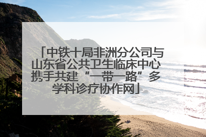 中铁十局非洲分公司与山东省公共卫生临床中心携手共建“一带一路”多学科诊疗协作网
