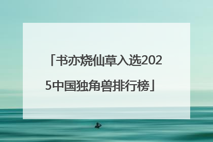 书亦烧仙草入选2025中国独角兽排行榜