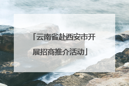 云南省赴西安市开展招商推介活动