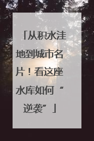 从积水洼地到城市名片！看这座水库如何“逆袭”