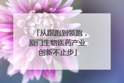 从跟跑到领跑，厦门生物医药产业创新不止步