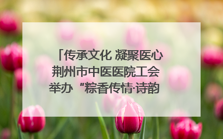 传承文化 凝聚医心 荆州市中医医院工会举办“粽香传情·诗韵端午”系列活动