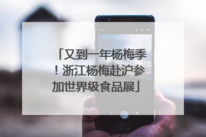 又到一年杨梅季！浙江杨梅赴沪参加世界级食品展