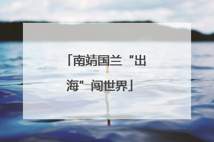 南靖国兰“出海”闯世界