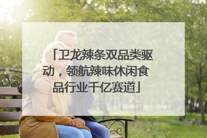 卫龙辣条双品类驱动，领航辣味休闲食品行业千亿赛道