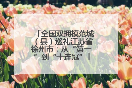 全国双拥模范城（县）巡礼江苏省徐州市：从“第一”到“十连冠”
