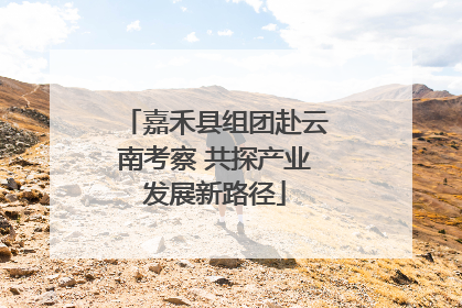 嘉禾县组团赴云南考察 共探产业发展新路径