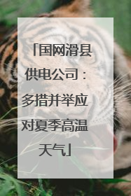 国网滑县供电公司：多措并举应对夏季高温天气