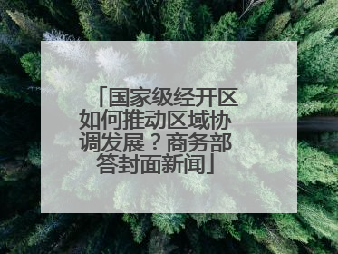 国家级经开区如何推动区域协调发展？商务部答封面新闻