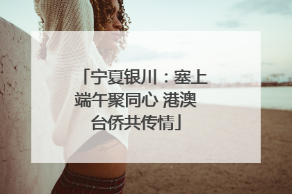 宁夏银川：塞上端午聚同心 港澳台侨共传情