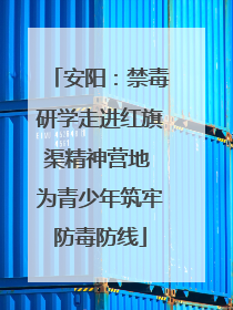 安阳：禁毒研学走进红旗渠精神营地 为青少年筑牢防毒防线