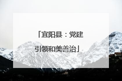 宜阳县：党建引领和美善治