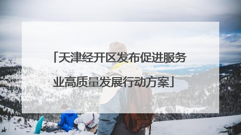 天津经开区发布促进服务业高质量发展行动方案