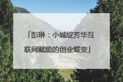 彭琳：小城绽芳华互联网赋能的创业蝶变