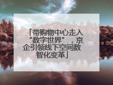 带购物中心走入“数字世界”，京企引领线下空间数智化变革
