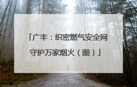 广丰：织密燃气安全网 守护万家烟火（图）