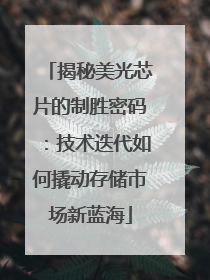 揭秘美光芯片的制胜密码：技术迭代如何撬动存储市场新蓝海