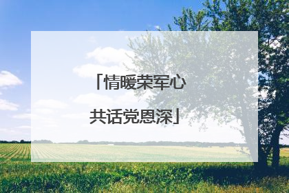 情暖荣军心 共话党恩深