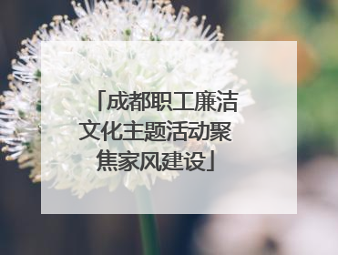 成都职工廉洁文化主题活动聚焦家风建设