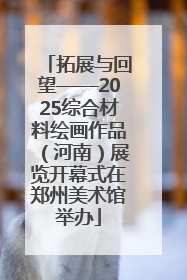 拓展与回望——2025综合材料绘画作品（河南）展览开幕式在郑州美术馆举办