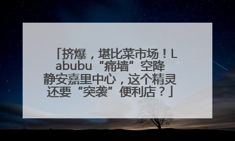 挤爆，堪比菜市场！Labubu“痛墙”空降静安嘉里中心，这个精灵还要“突袭”便利店？