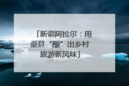 新疆阿拉尔：用桑葚“酿”出乡村旅游新风味
