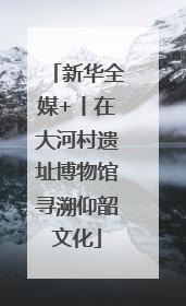新华全媒+丨在大河村遗址博物馆寻溯仰韶文化