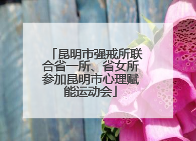 昆明市强戒所联合省一所、省女所参加昆明市心理赋能运动会
