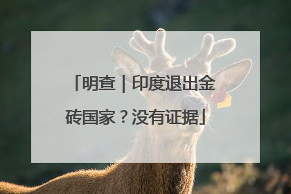 明查｜印度退出金砖国家？没有证据