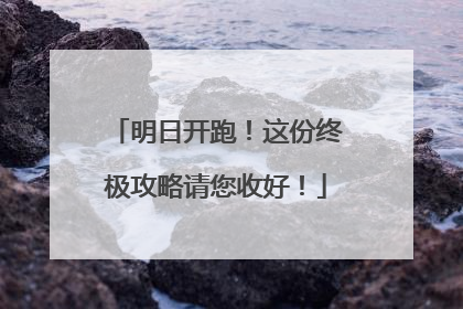 明日开跑！这份终极攻略请您收好！