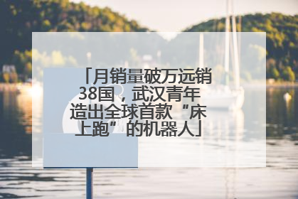 月销量破万远销38国，武汉青年造出全球首款“床上跑”的机器人