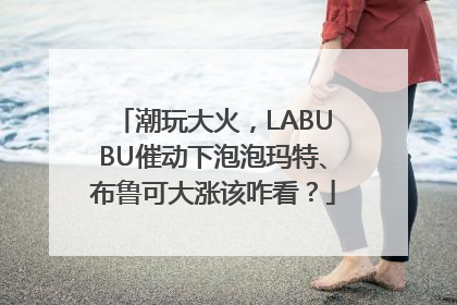 潮玩大火，LABUBU催动下泡泡玛特、布鲁可大涨该咋看？