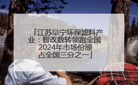 江苏阜宁环保滤料产业：智改数转领跑全国 2024年市场份额占全国三分之一