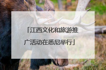 江西文化和旅游推广活动在悉尼举行